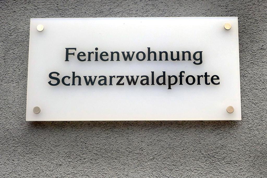 Ferienwohnungen Schwarzwaldpforte Engelsbrand Dış mekan fotoğraf